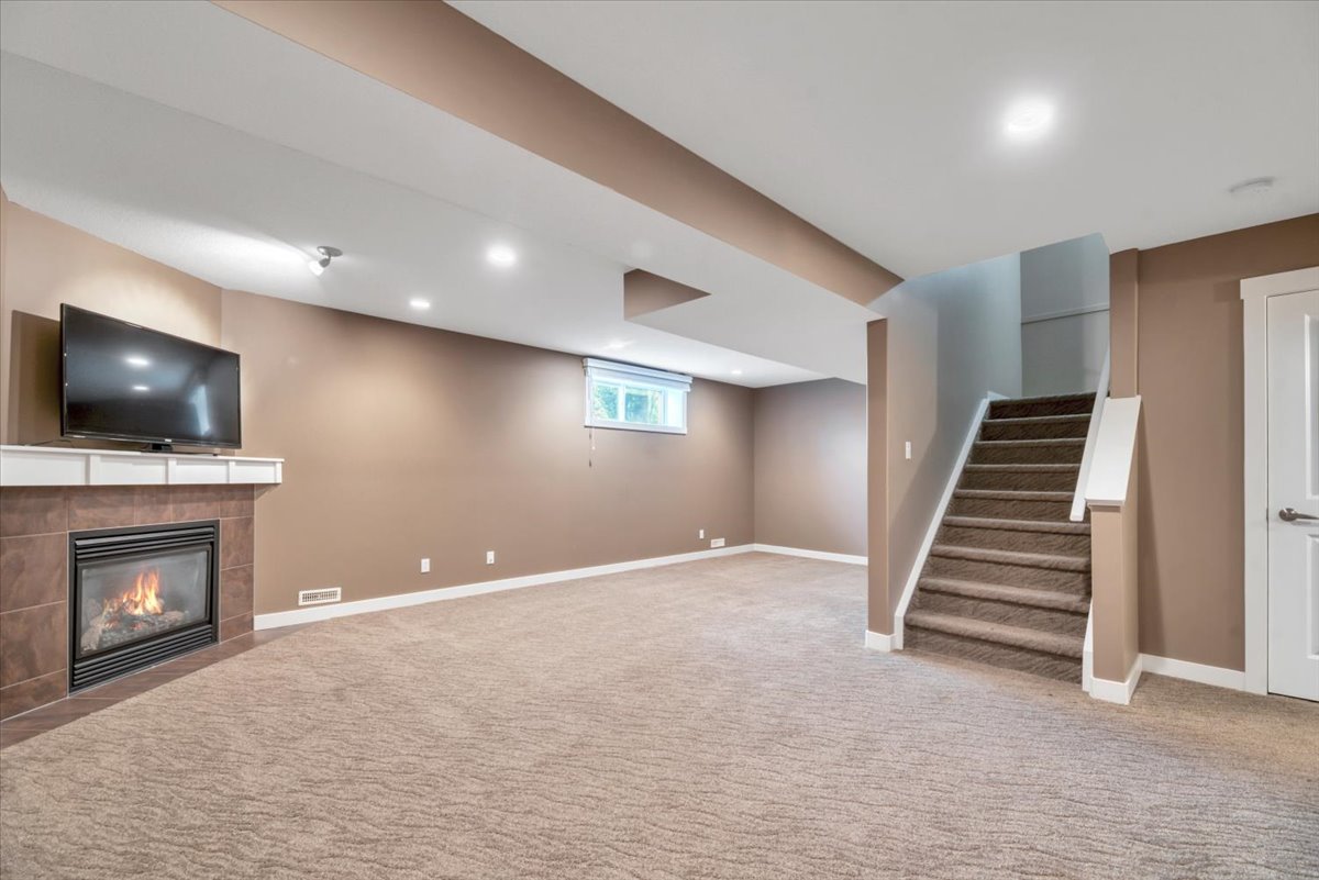 331 Ranch Ridge Meadow basement fireplace