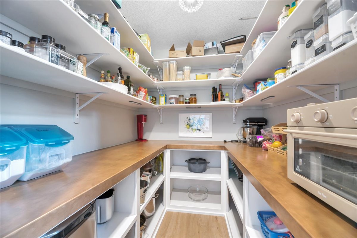 Walk-in pantry at 835 Lakewood Circle Strathmore