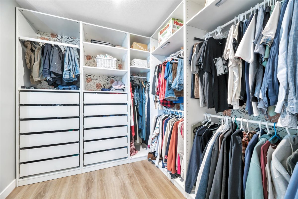 Walk-in closet at 835 Lakewood Circle Strathmore