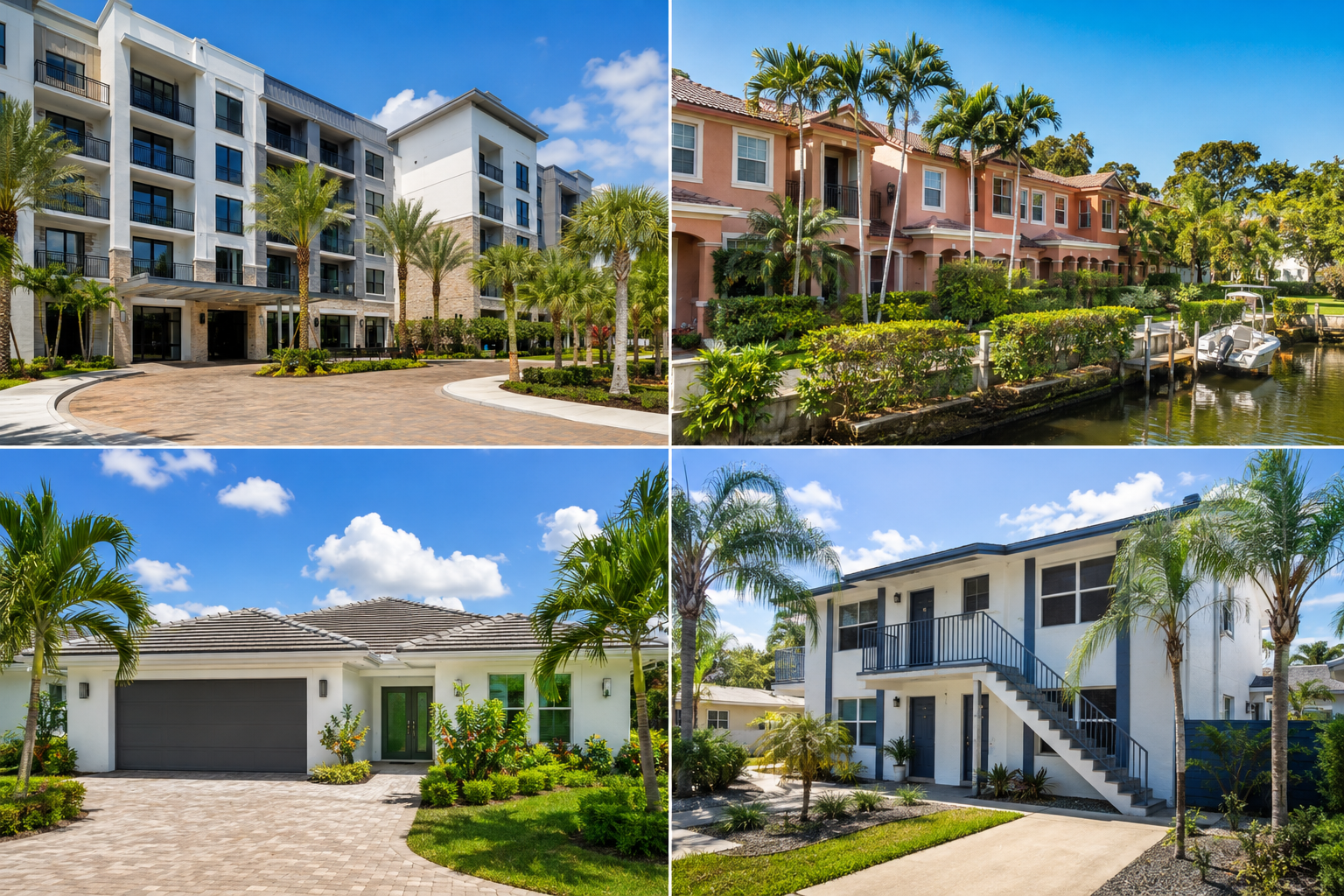 Representative examples of condominiums, townhomes, single-family homes and income properties in Wilton Manors