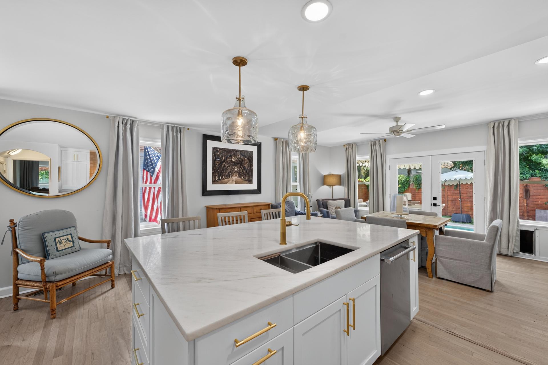 Renovated kitchen