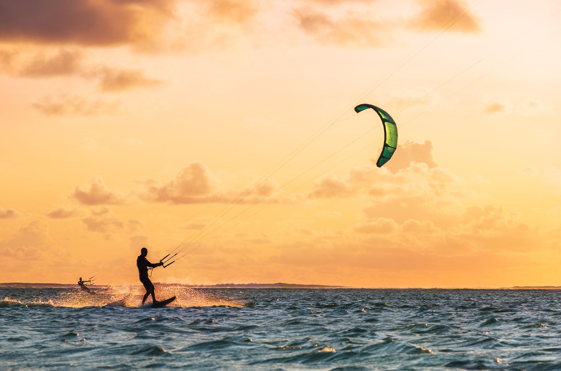 Kite flying over Sullivan's Island South Carolina in September