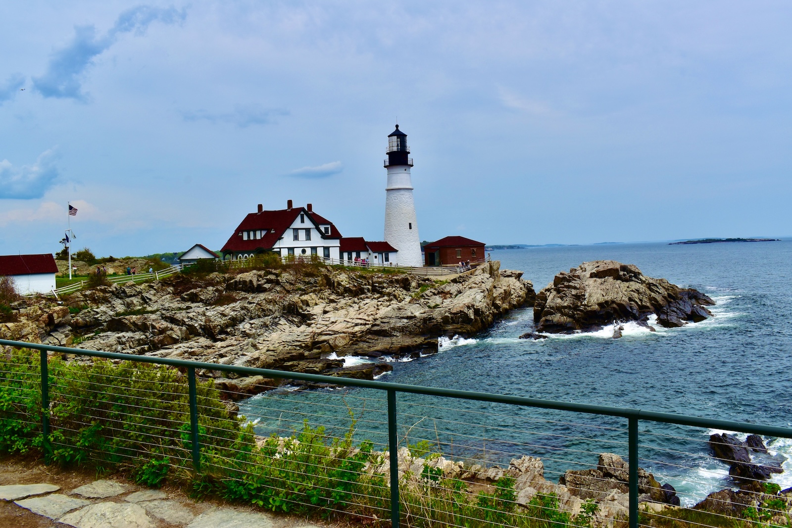 Portland Head Light at Fort Williams Park, Cape Elizabeth Maine &mdash; one of the most photographed lighthouses in New England
