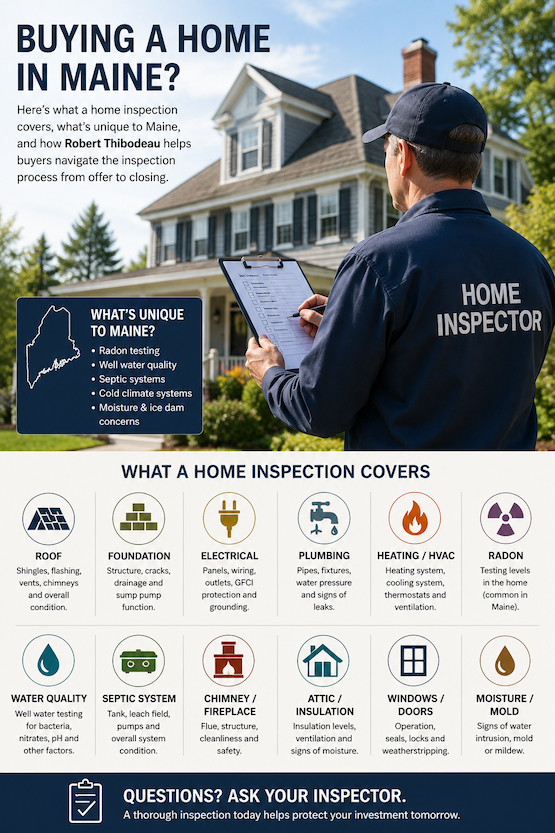 Maine home inspection checklist for buyers in Southern Maine