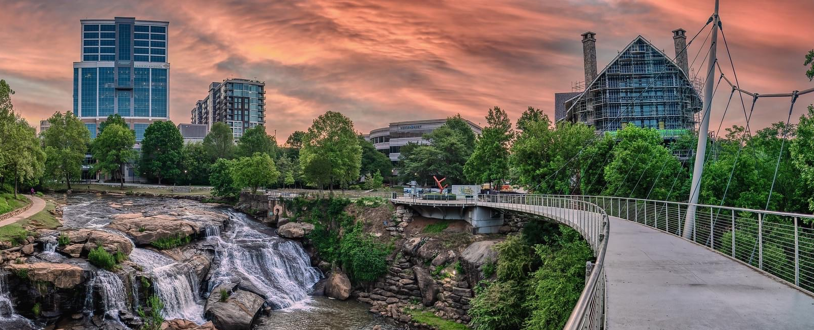 Downtown Greenville SC and Reedy River featured in Eric Mitchell's First-Time Home Buyer Guide Downtown Greenville SC and Reedy River featured in Eric Mitchell's First-Time Home Buyer Guide