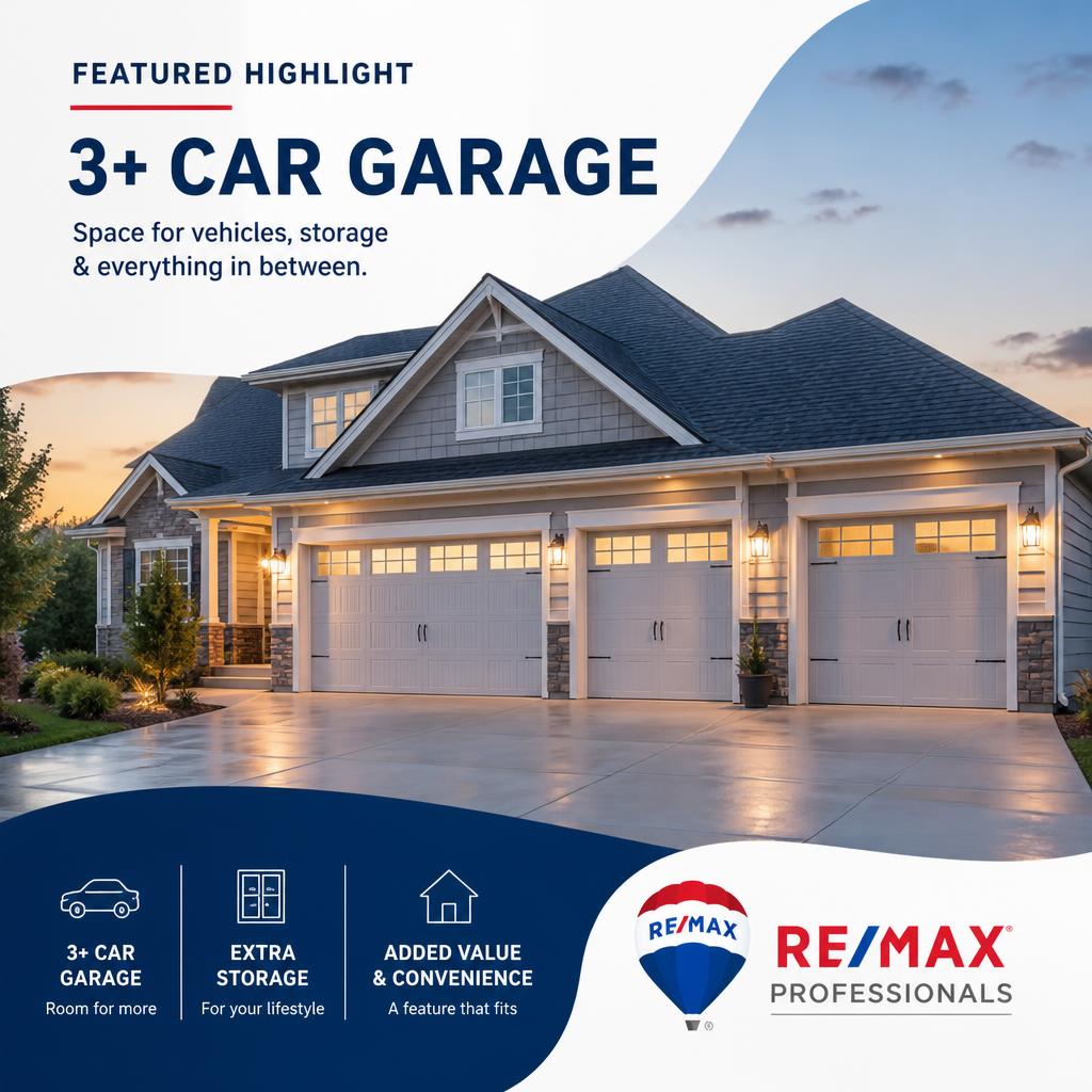 Homes with 3 plus car garages for sale in Stillwater MN
