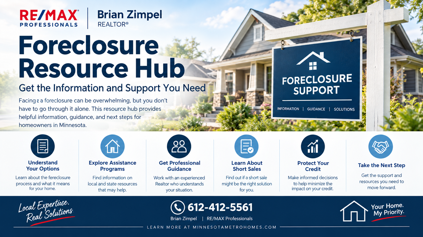Foreclosure rescue case study in Brooklyn Park MN featuring Brian Zimpel RE/MAX Professionals