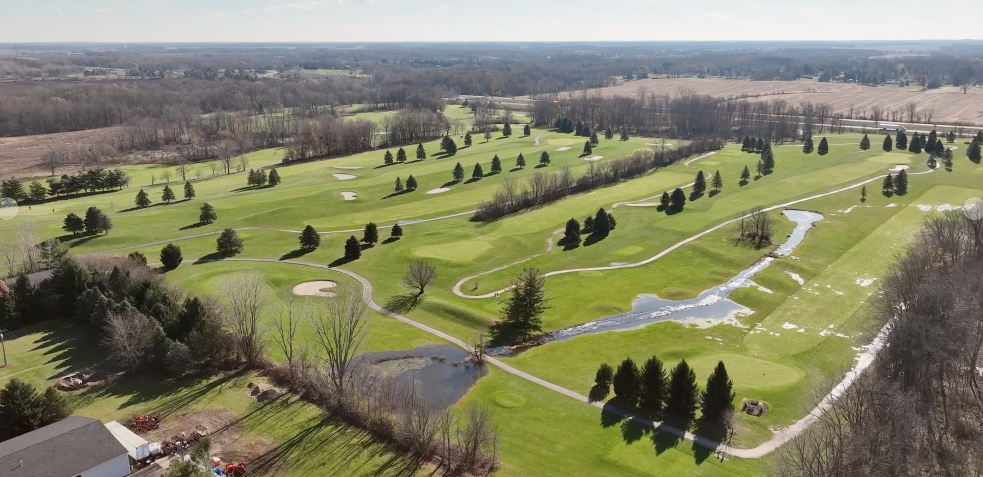Riverfront outdoor recreation and peaceful green space