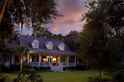 image of a Wild Heron home for sale taken during the dusk